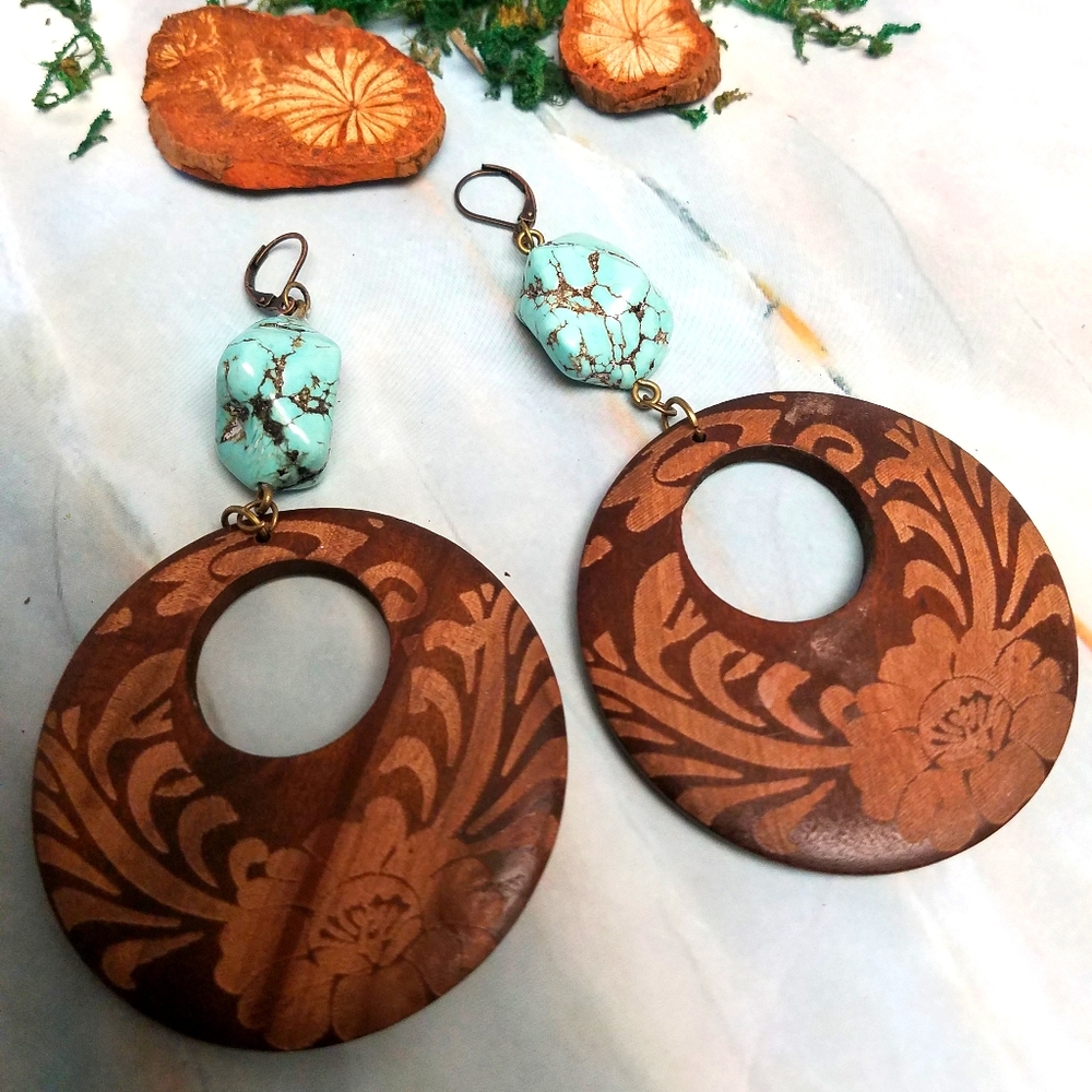 Turquoise earrings